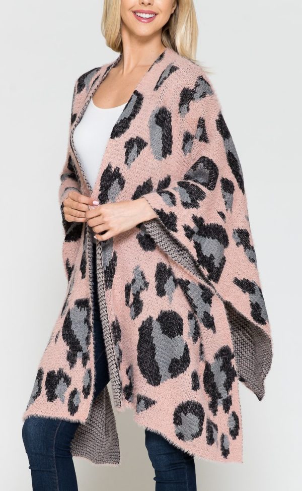 5045526_BLUSH CHLOE'S LEO BRUSHED KIMONO_(FW21)_B 5045526_BLUSH CHLOE'S LEO BRUSHED KIMONO_(FW21)_B