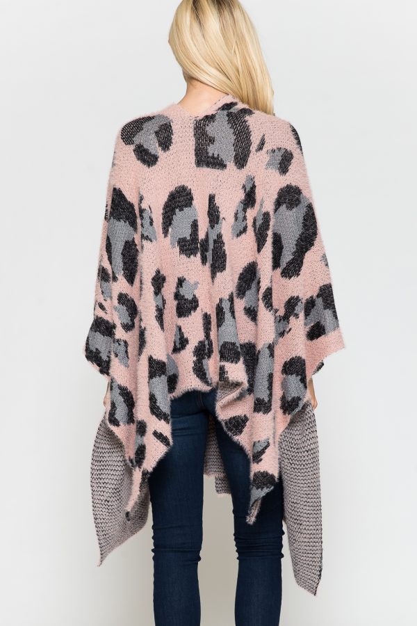 5045526_BLUSH CHLOE'S LEO BRUSHED KIMONO_(FW21)_D 5045526_BLUSH CHLOE'S LEO BRUSHED KIMONO_(FW21)_D