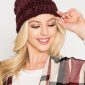 5050713_BURGUNDY GIVE ME CHENILLE W_ POM(FW21)_