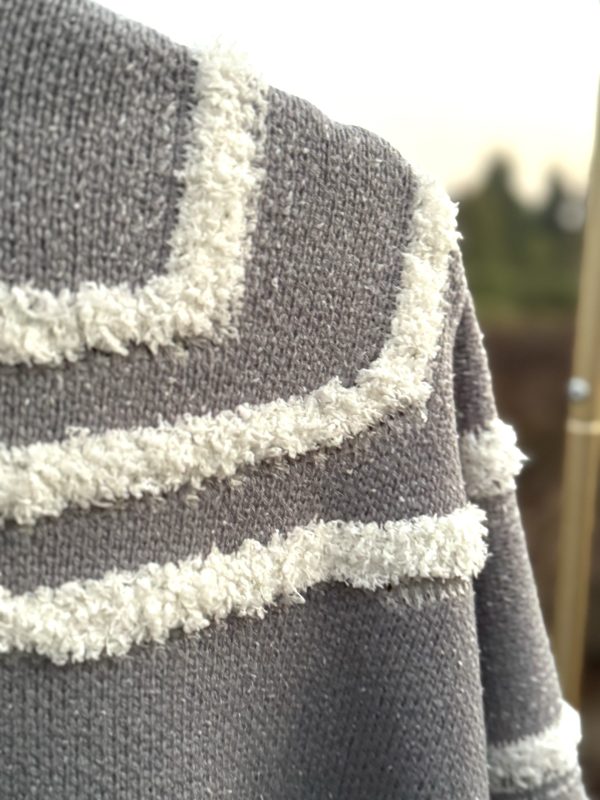 5052305_GREY I LOVE YOU A LATTE KIMONO WITH THICK TASSELS_(FW24)_C 5052305_GREY I LOVE YOU A LATTE KIMONO WITH THICK TASSELS_(FW24)_C