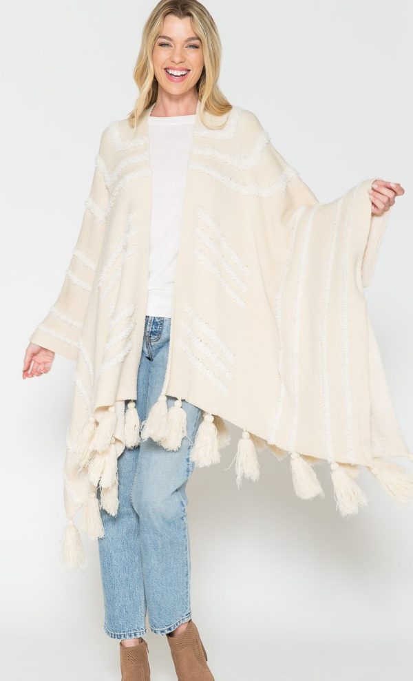 5052333_NUDE I LOVE YOU A LATTE KIMONO WITH THICK TASSELS_(FW21)_