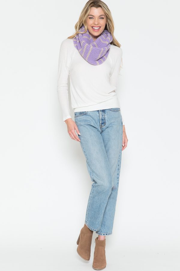 5058165_ICED LAVENDER POTTER'S FAN INFINITY_(FW21)_C 5058165_ICED LAVENDER POTTER'S FAN INFINITY_(FW21)_C