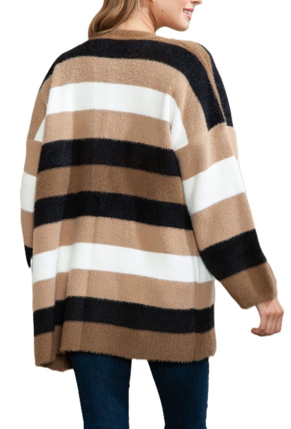 5079472_MOCHA THE BELMONT STRIPE CARDIGAN_B 5079472_MOCHA THE BELMONT STRIPE CARDIGAN_B