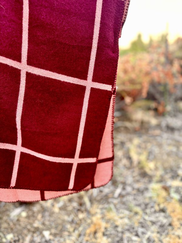 5101013_BURGUNDY SHIVER PLAID_(FW24)_C 5101013_BURGUNDY SHIVER PLAID_(FW24)_C