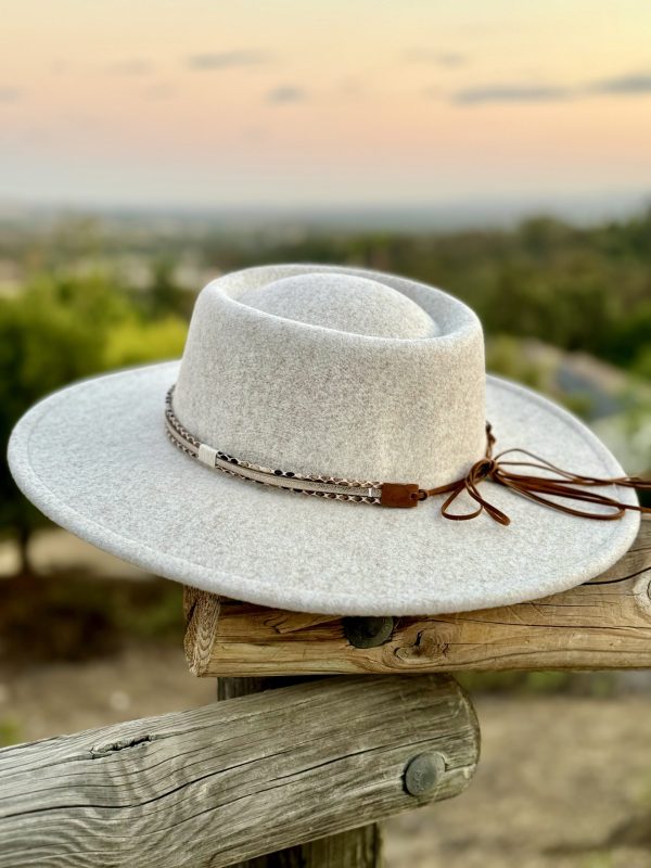 5103053_OATMEAL DUNDEE FEDORA HAT_(FW24)_C 5103053_OATMEAL DUNDEE FEDORA HAT_(FW24)_C