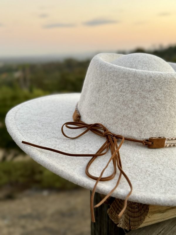 5103053_OATMEAL DUNDEE FEDORA HAT_(FW24)_E 5103053_OATMEAL DUNDEE FEDORA HAT_(FW24)_E