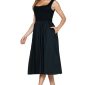 JJ0001 TO JJ0004_S TO XL_BLACK CONTRAST FABRIC SLEEVELESS A-LINE-DRESS_(SS24_CB)_B