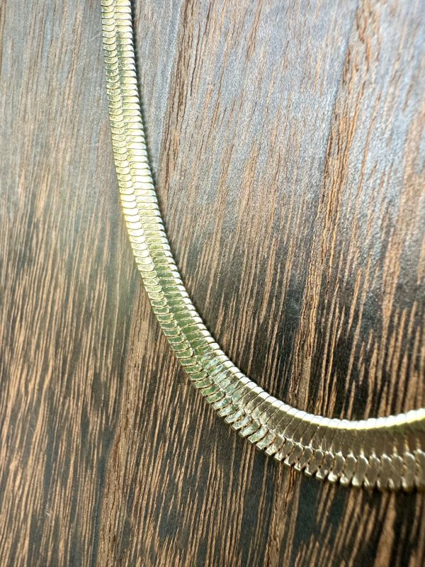 MN-220117-LTAG_SNAKE CHAIN LINK NECKLACE_(FW24)_B Snake Chain Link Necklace - 2