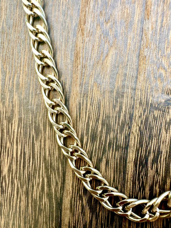 MN-23050-LTAG_DOUBLE CURB CHAIN NECKLACE_(FW24)_B Double Curb Chain Necklace - 2