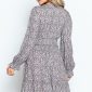 MS0001 TO MS0004_S TO XL_BROWN VNECK RUFFLE HEM DRESS_(SS24_CB)_B