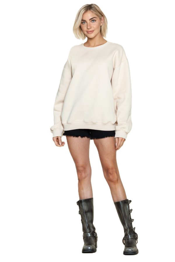 TT0001 TO TT0004_S TO XL_TAN CREWNECK SWEATSHIRT_(SS24_CB)_A TT0001 TO TT0004_S TO XL_TAN CREWNECK SWEATSHIRT_(SS24_CB)_A