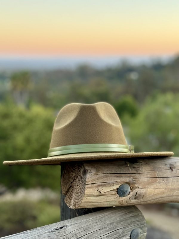 5082427_OILVE BUCKLE UP FEDORA HAT_(FW24)_E 5082427_OILVE BUCKLE UP FEDORA HAT_(FW24)_E