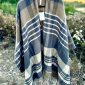Blue All Checked In Plaid Kimono